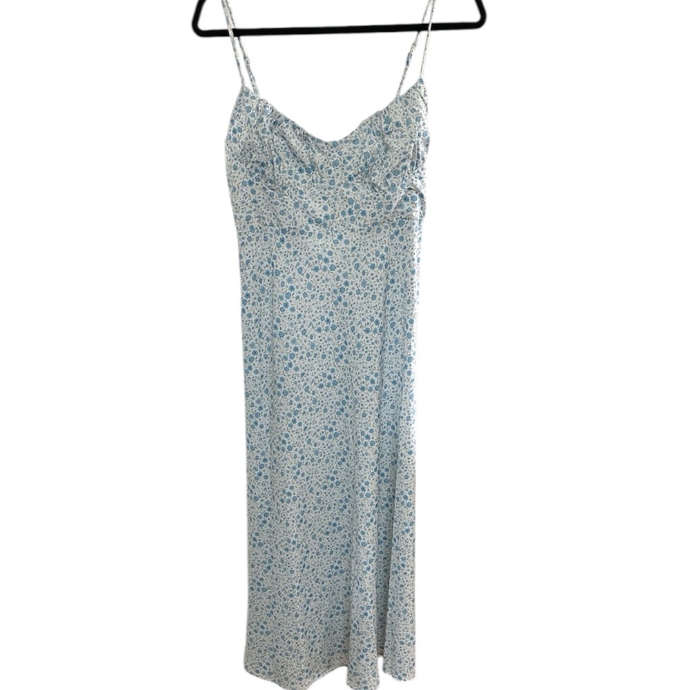 Princess Polly Amara Midi Dress in Blue Multi